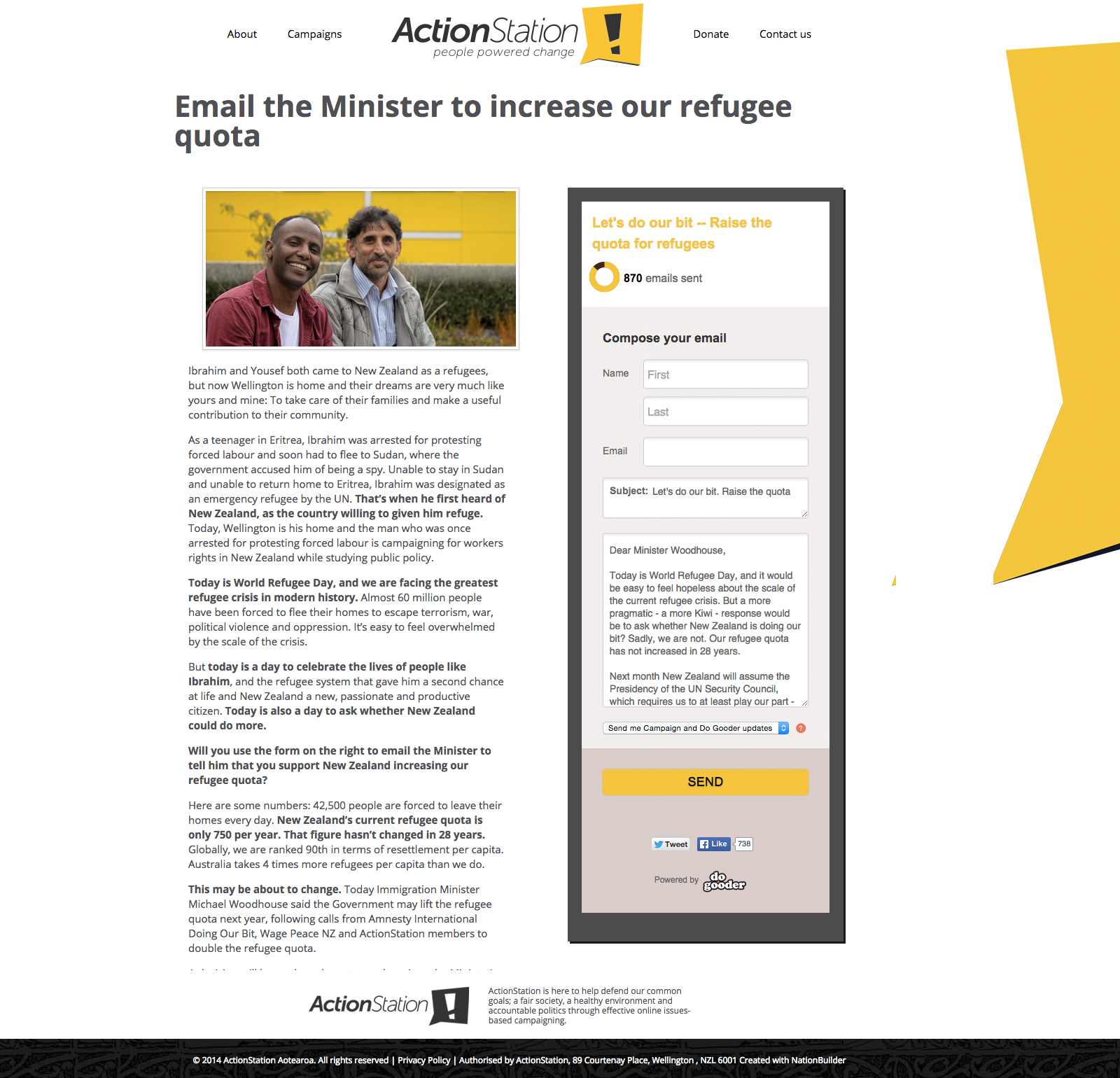 Our Bit For Refugees